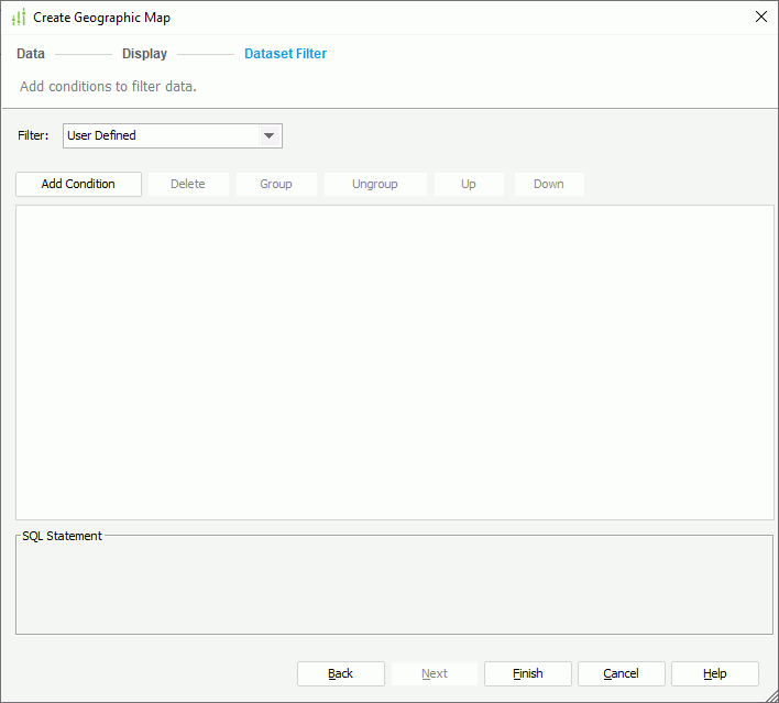 Create Geographic Map - Filter