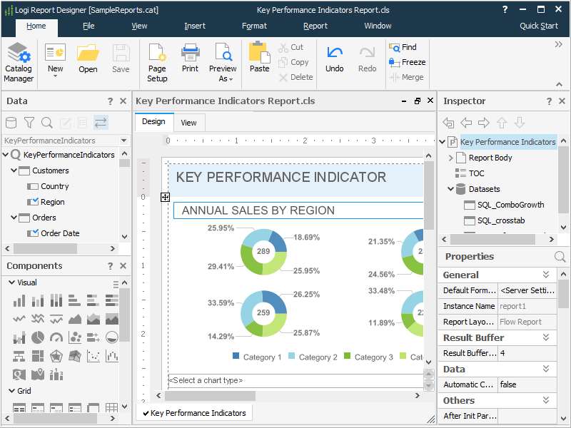 Designer Reporting Environment
